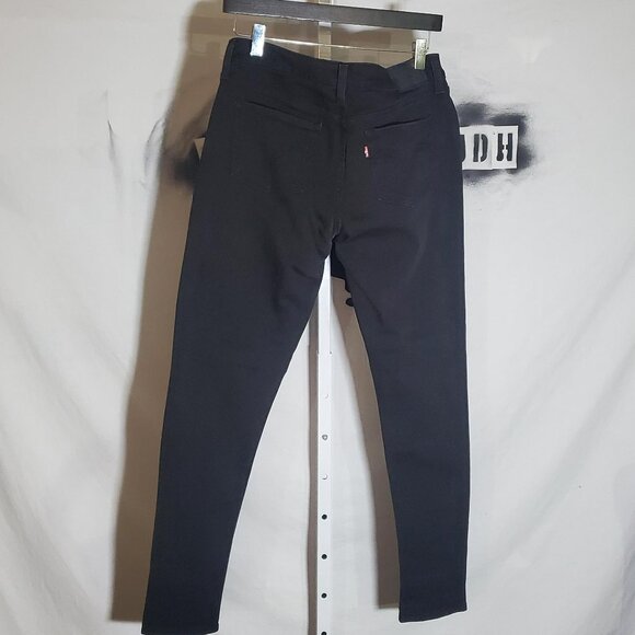 Levi's 535 Super Skinny Black Opal Biker Jeans Sz 31 -shipping incl - Picture 5 of 16